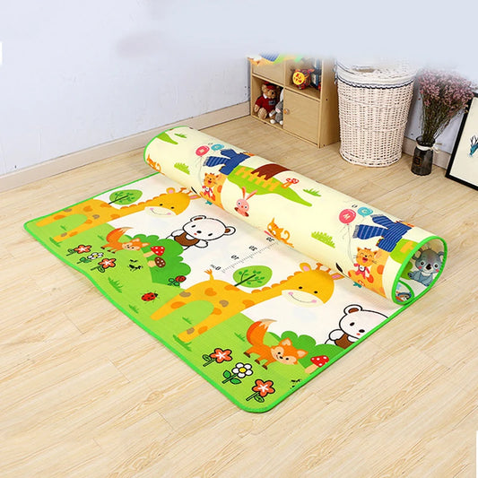 Tapis d'Éveil Bébé 120x90cm — Mousse EVA Confortable