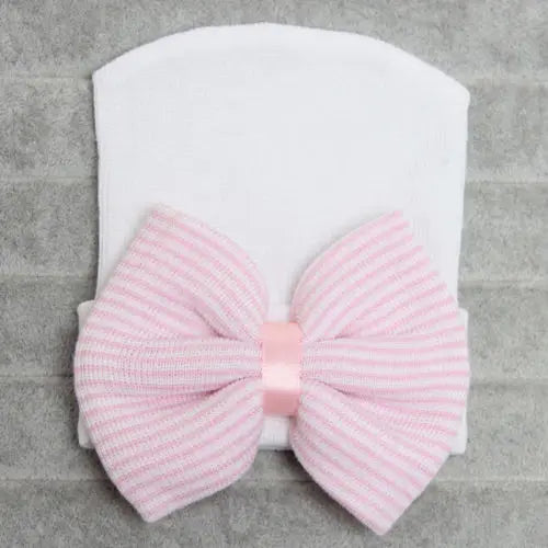 Bonnets bébé avec nœud