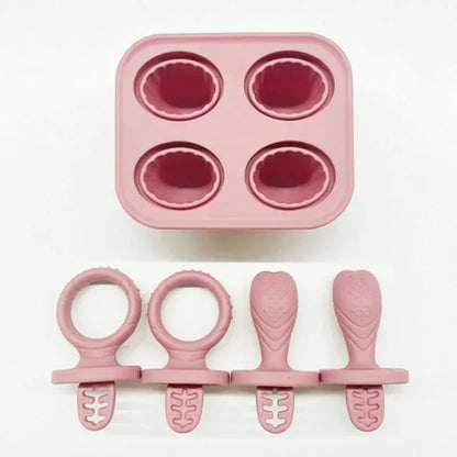 Grignoteur Filet Bébé + Moules à Glace — Set Alimentation 4-18 mois