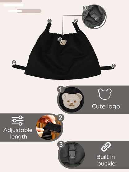 Sac de Rangement Poussette — Organisateur Pratique Motif Ourson