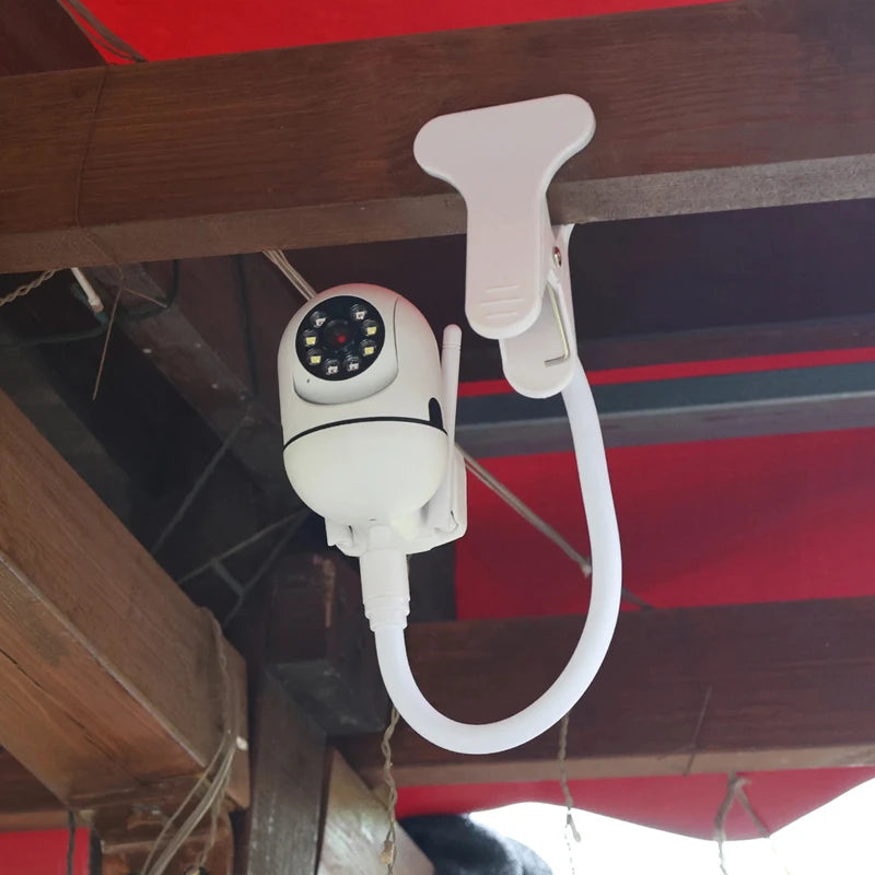 Support Caméra Flexible à Pince — Babyphone & Webcam