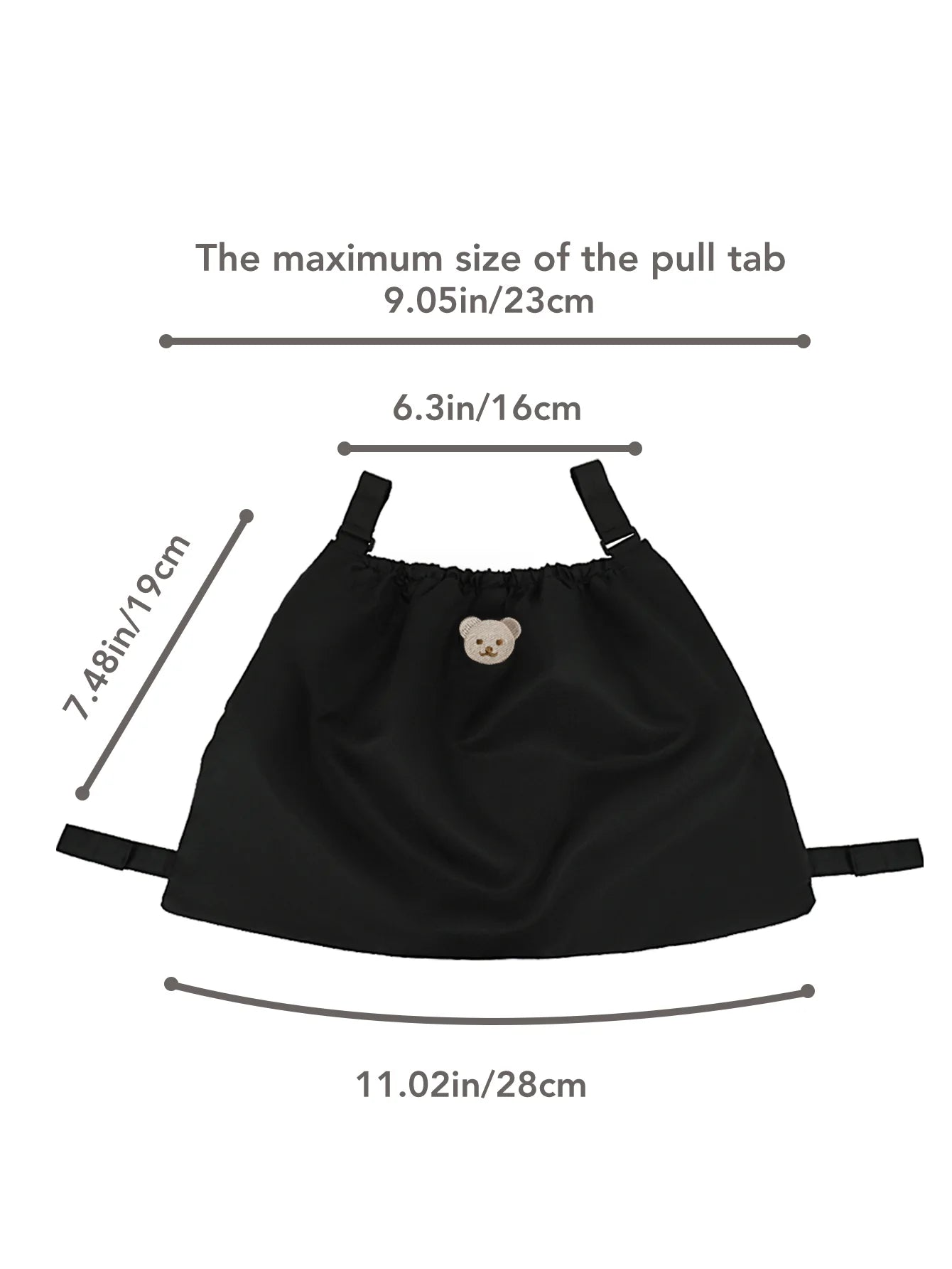 Sac de Rangement Poussette — Organisateur Pratique Motif Ourson