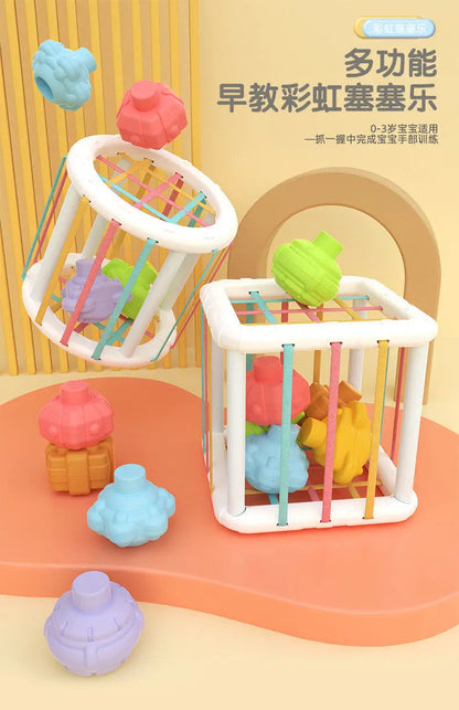 Tambour Musical Montessori — Jouet d'Éveil Bébé 1-3 ans