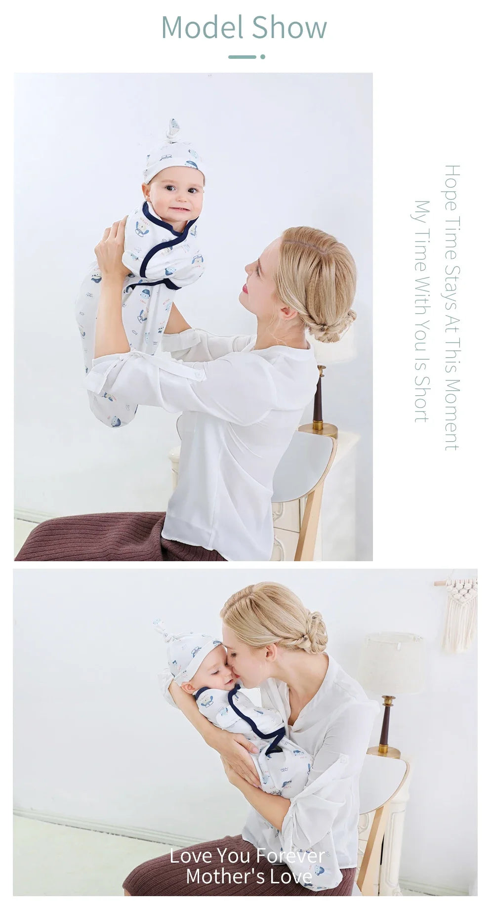 Gigoteuse Swaddle Nouveau-né — Emmaillotage Facile 0-3 mois