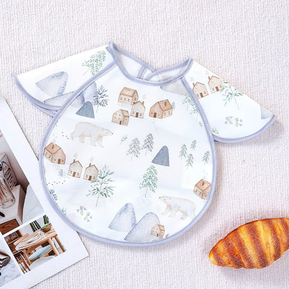 Bavoir Imperméable 360° — Rotation Complète Motifs Jungle & Animaux
