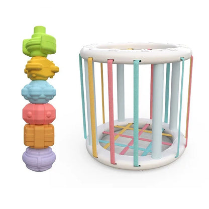 Tambour Musical Montessori — Jouet d'Éveil Bébé 1-3 ans