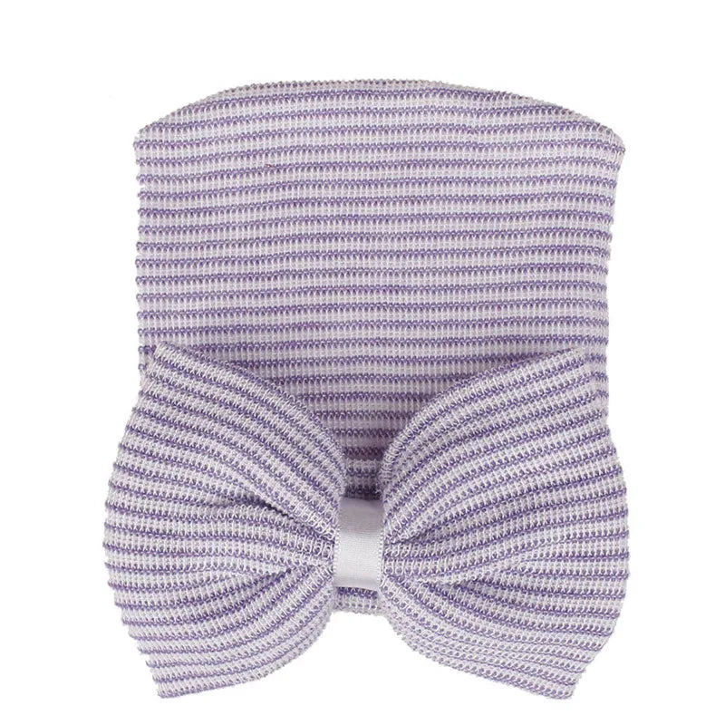 Bonnets bébé avec nœud