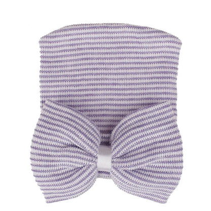 Bonnets bébé avec nœud