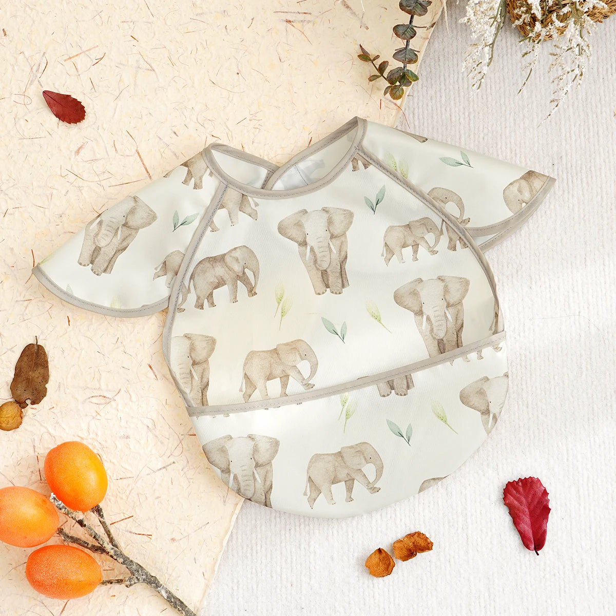 Bavoir Imperméable 360° — Rotation Complète Motifs Jungle & Animaux