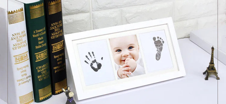 Kit Empreintes Bébé — Souvenir Mains & Pieds Nouveau-né