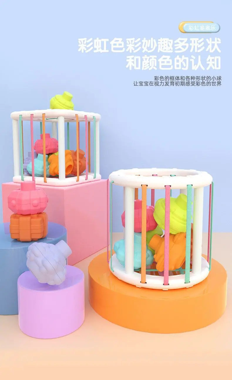Tambour Musical Montessori — Jouet d'Éveil Bébé 1-3 ans