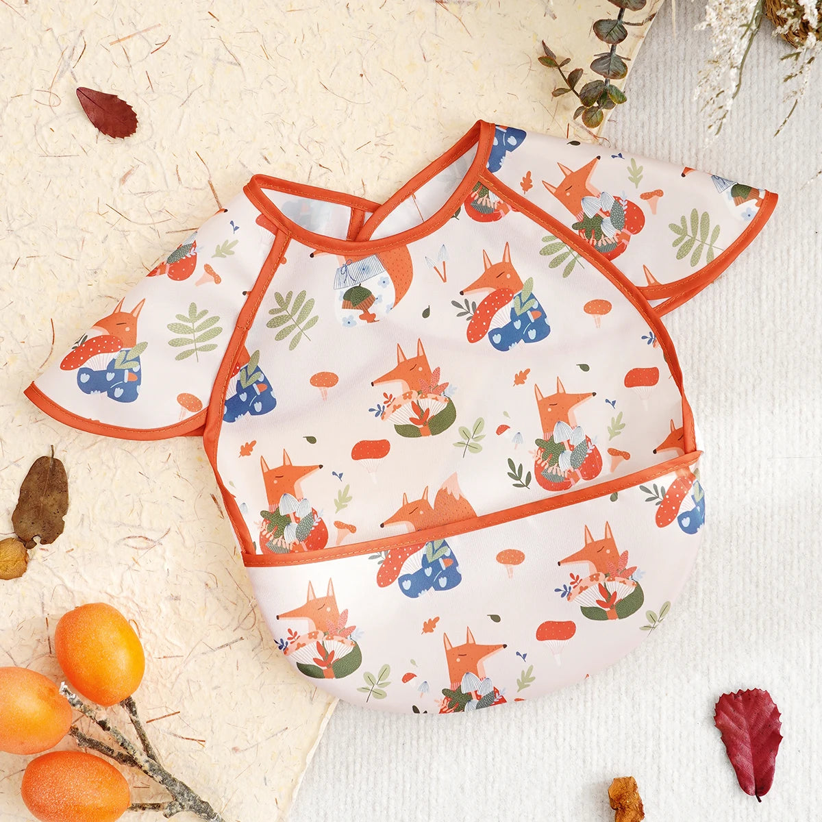 Bavoir Imperméable 360° — Rotation Complète Motifs Jungle & Animaux