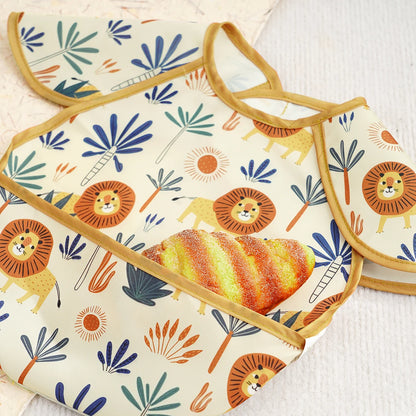 Bavoir Imperméable 360° — Rotation Complète Motifs Jungle & Animaux