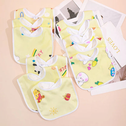 Bavoir Bébé Imperméable Motifs — Lot de Bavoirs Colorés