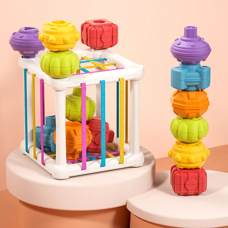 Tambour Musical Montessori — Jouet d'Éveil Bébé 1-3 ans