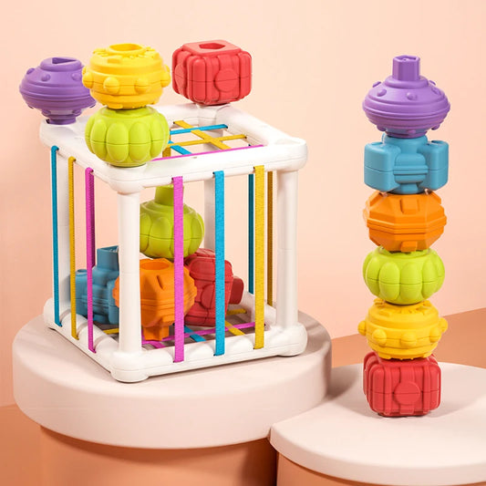 Tambour Musical Montessori — Jouet d'Éveil Bébé 1-3 ans