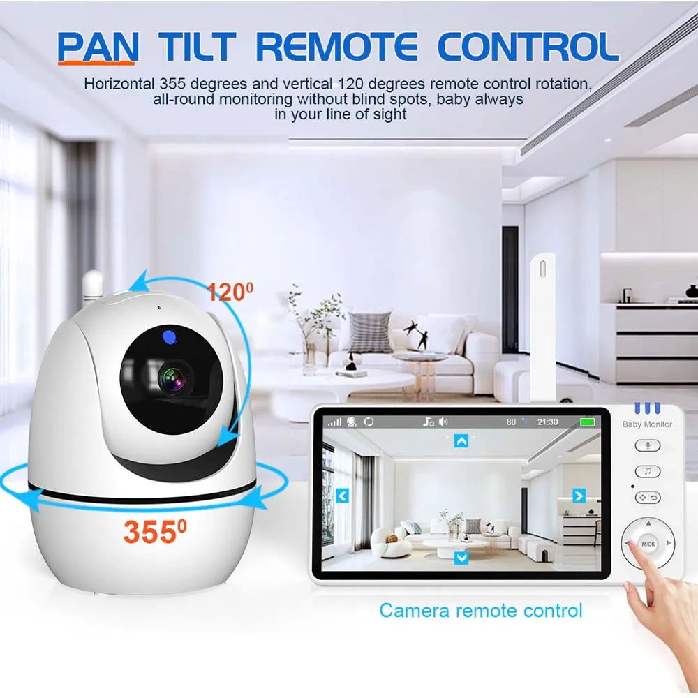 Support Caméra Flexible à Pince — Babyphone & Webcam