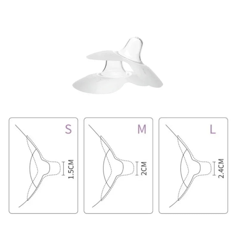 Bouts de Sein en Silicone — Protection Allaitement S/M/L