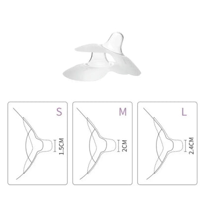 Bouts de Sein en Silicone — Protection Allaitement S/M/L
