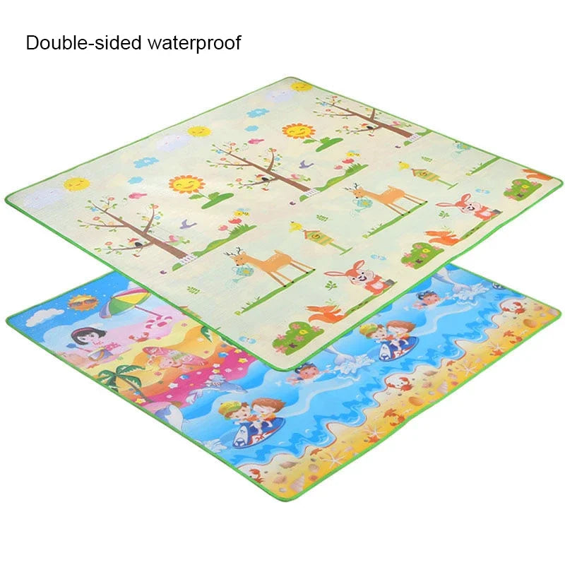 Tapis d'Éveil Bébé 120x90cm — Mousse EVA Confortable