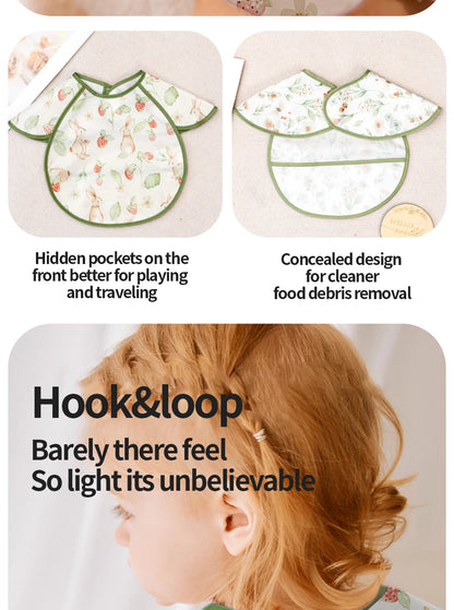 Bavoir Imperméable 360° — Rotation Complète Motifs Jungle & Animaux