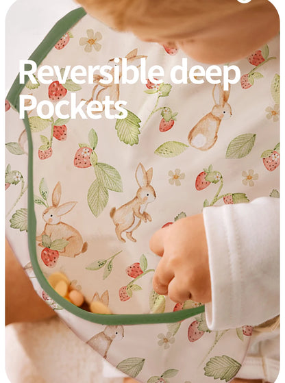 Bavoir Imperméable 360° — Rotation Complète Motifs Jungle & Animaux