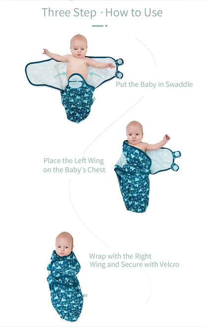 Gigoteuse Swaddle Nouveau-né — Emmaillotage Facile 0-3 mois