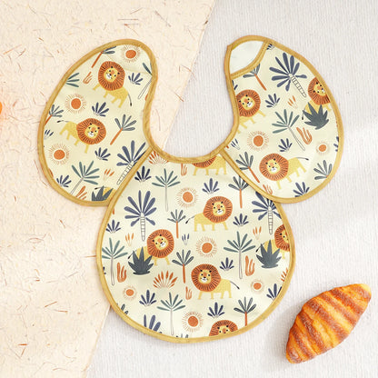 Bavoir Imperméable 360° — Rotation Complète Motifs Jungle & Animaux