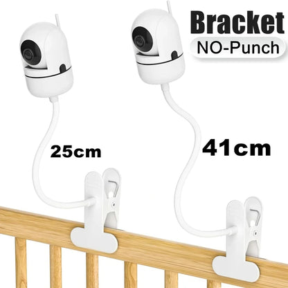 Support Caméra Flexible à Pince — Babyphone & Webcam