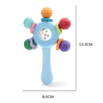 Anneau de Dentition en Silicone — Soulage Bébé 0-12 mois