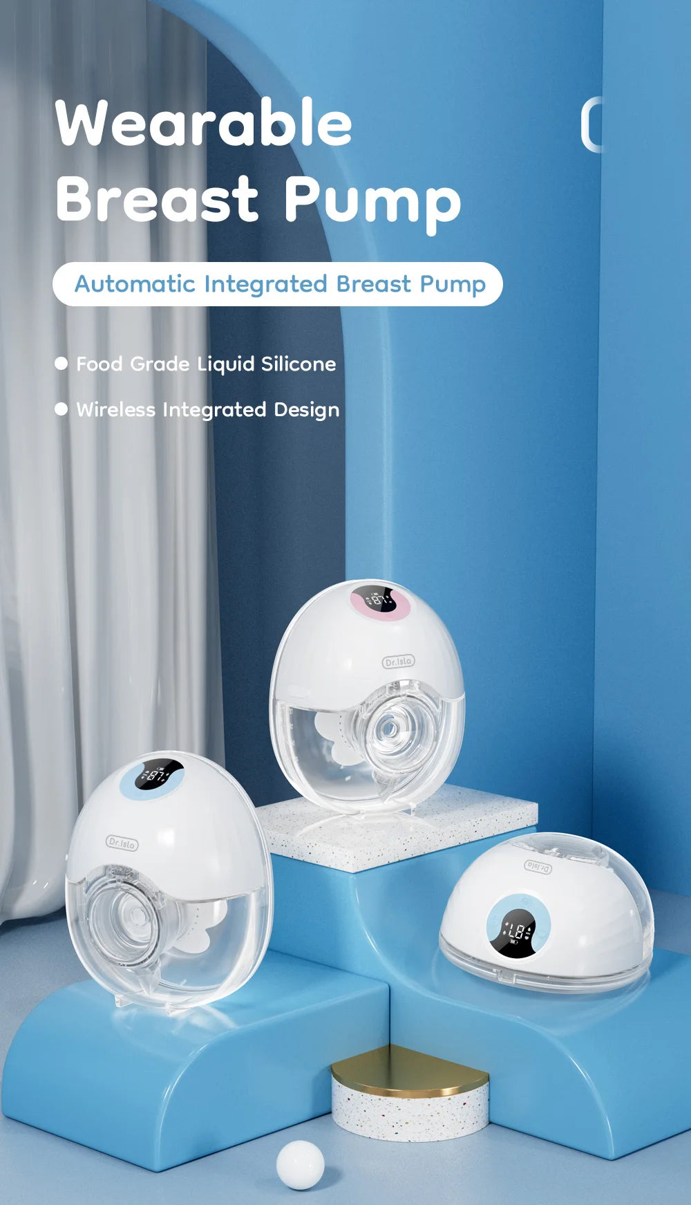 Tire-Lait Électrique Portable Mains Libres — 4 Modes 36 Niveaux