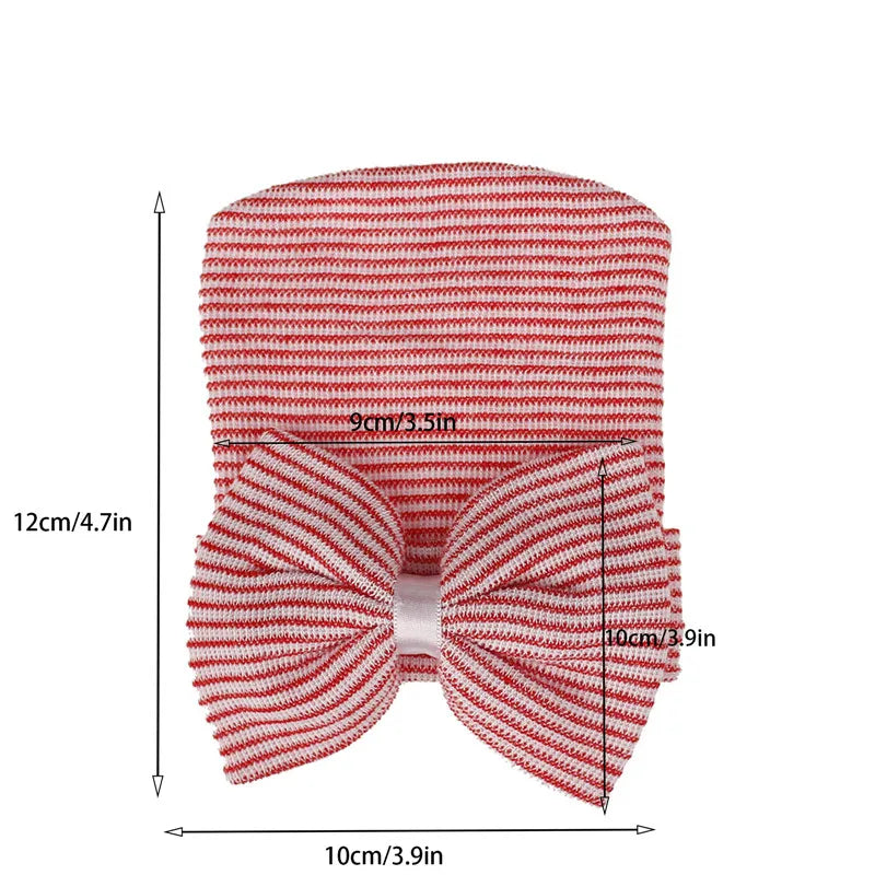 Bonnets bébé avec nœud