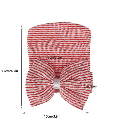 Bonnets bébé avec nœud