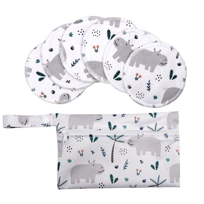 Coussinets d'Allaitement Lavables — Imperméables & Motifs au Choix
