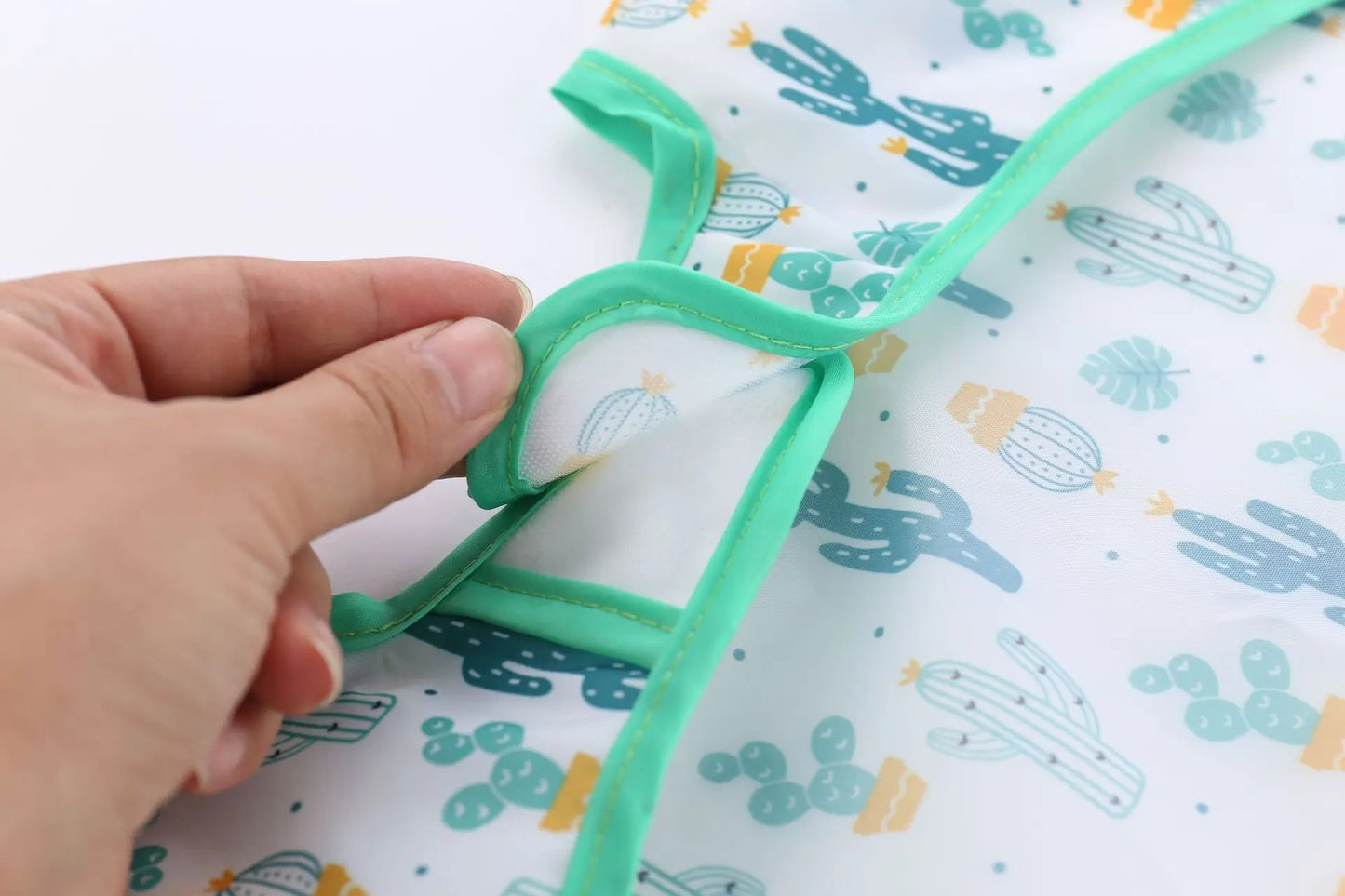 Bavoir Bébé Imperméable Manches Longues — Style Tablier