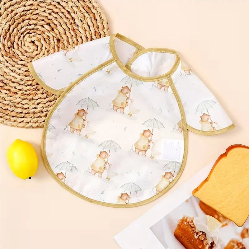 Bavoir Imperméable 360° — Rotation Complète Motifs Jungle & Animaux