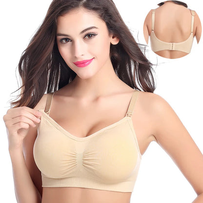 Soutien-Gorge d'Allaitement Sans Armatures — Confort Jour & Nuit