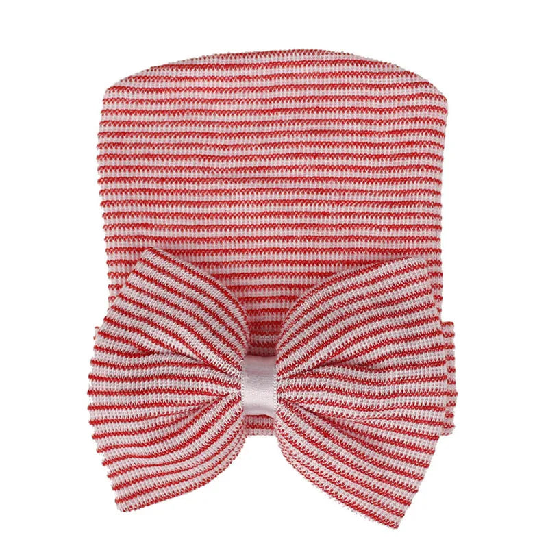Bonnets bébé avec nœud