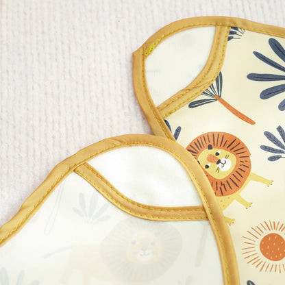 Bavoir Imperméable 360° — Rotation Complète Motifs Jungle & Animaux