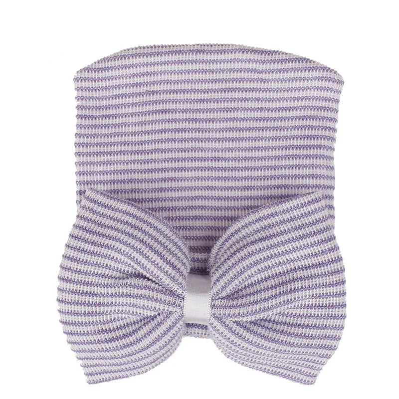 Bonnets bébé avec nœud