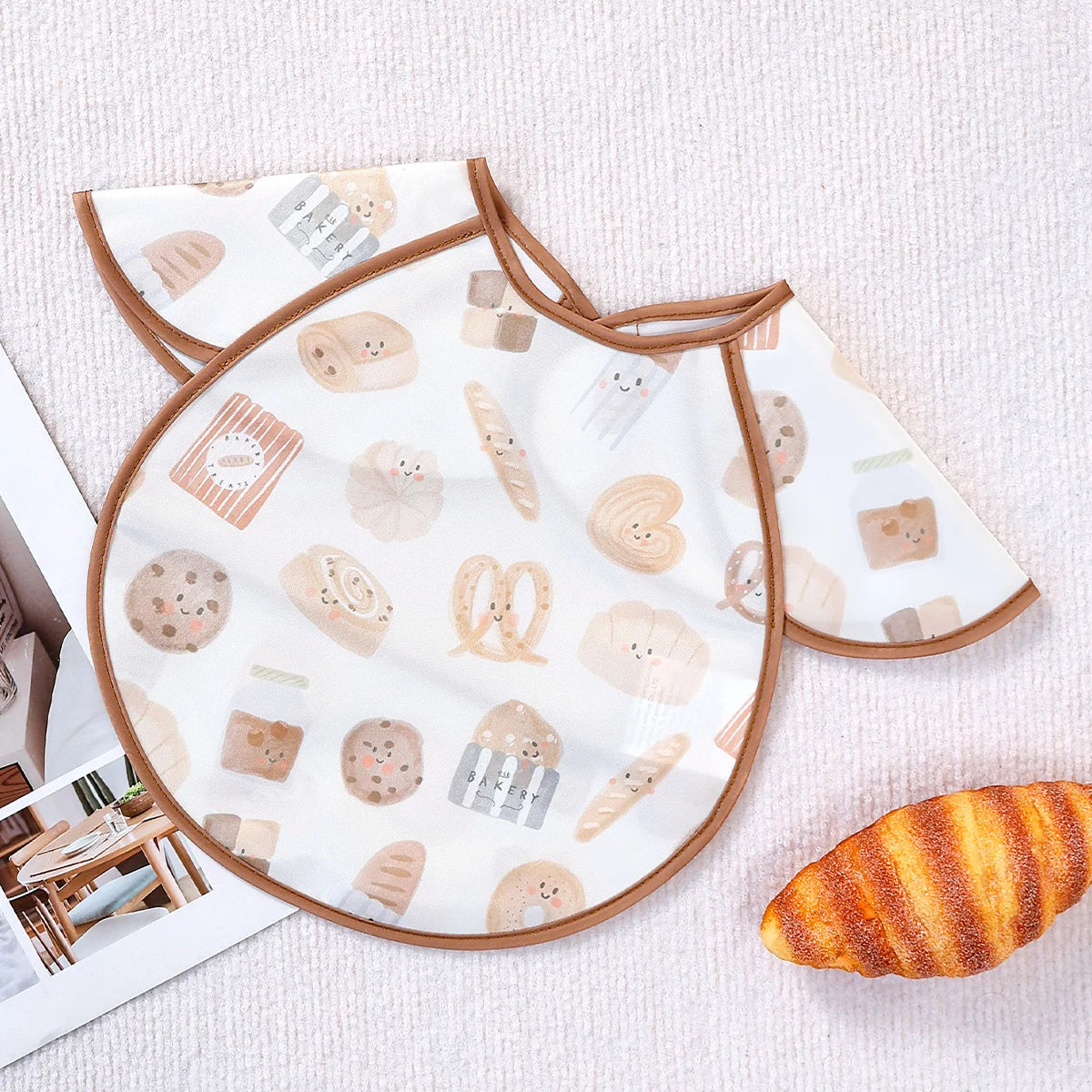 Bavoir Imperméable 360° — Rotation Complète Motifs Jungle & Animaux