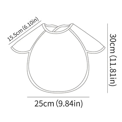 Bavoir Imperméable 360° — Rotation Complète Motifs Jungle & Animaux