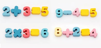 Perles à Enfiler Lettres & Chiffres — Jeu Montessori 2-5 ans
