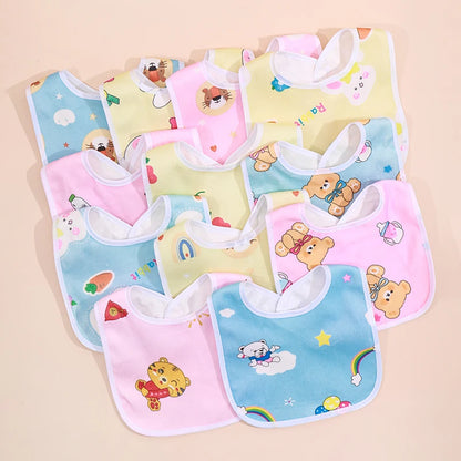 Bavoir Bébé Imperméable Motifs — Lot de Bavoirs Colorés