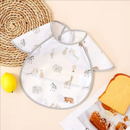 Bavoir Imperméable 360° — Rotation Complète Motifs Jungle & Animaux