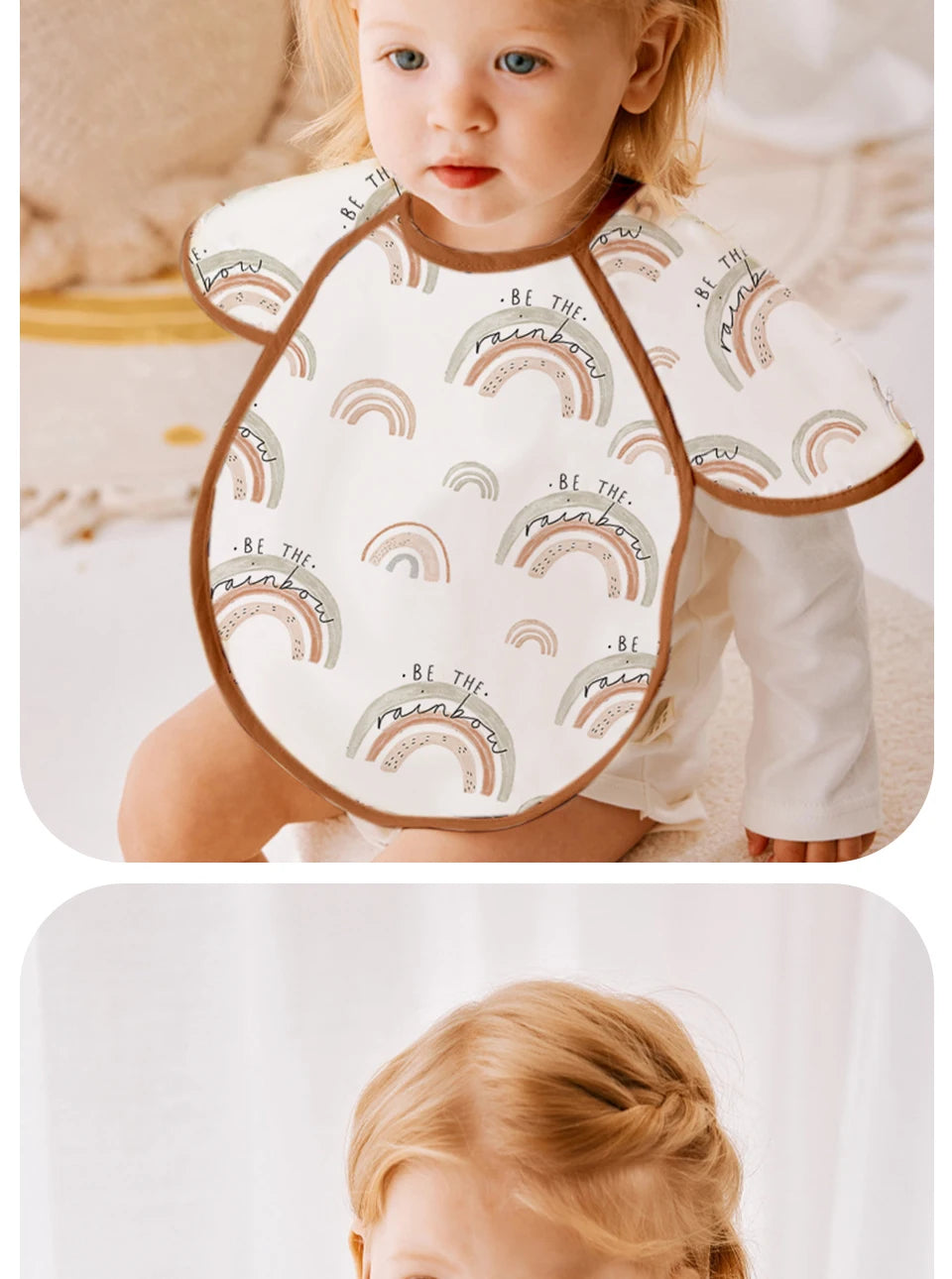 Bavoir Imperméable 360° — Rotation Complète Motifs Jungle & Animaux