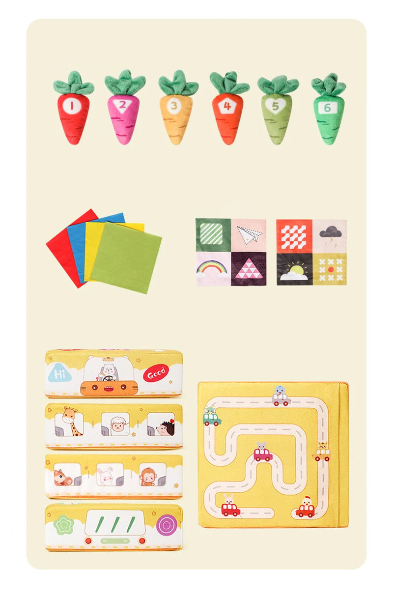 Tambour Musical Montessori — Jouet d'Éveil Bébé 1-3 ans
