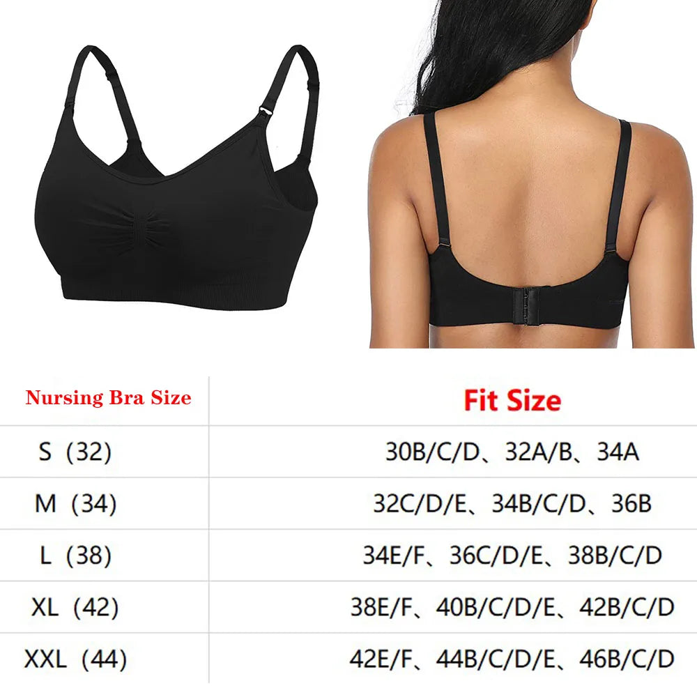 Soutien-Gorge d'Allaitement Sans Armatures — Confort Jour & Nuit