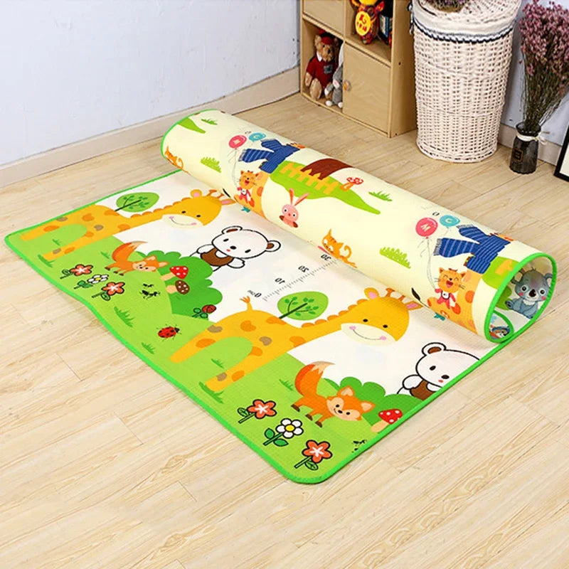 Tapis d'Éveil Bébé 120x90cm — Mousse EVA Confortable