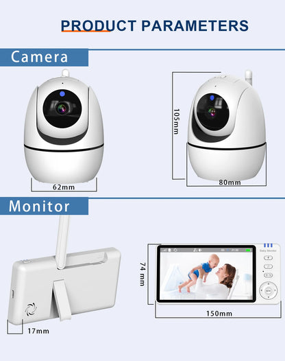 Support Caméra Flexible à Pince — Babyphone & Webcam